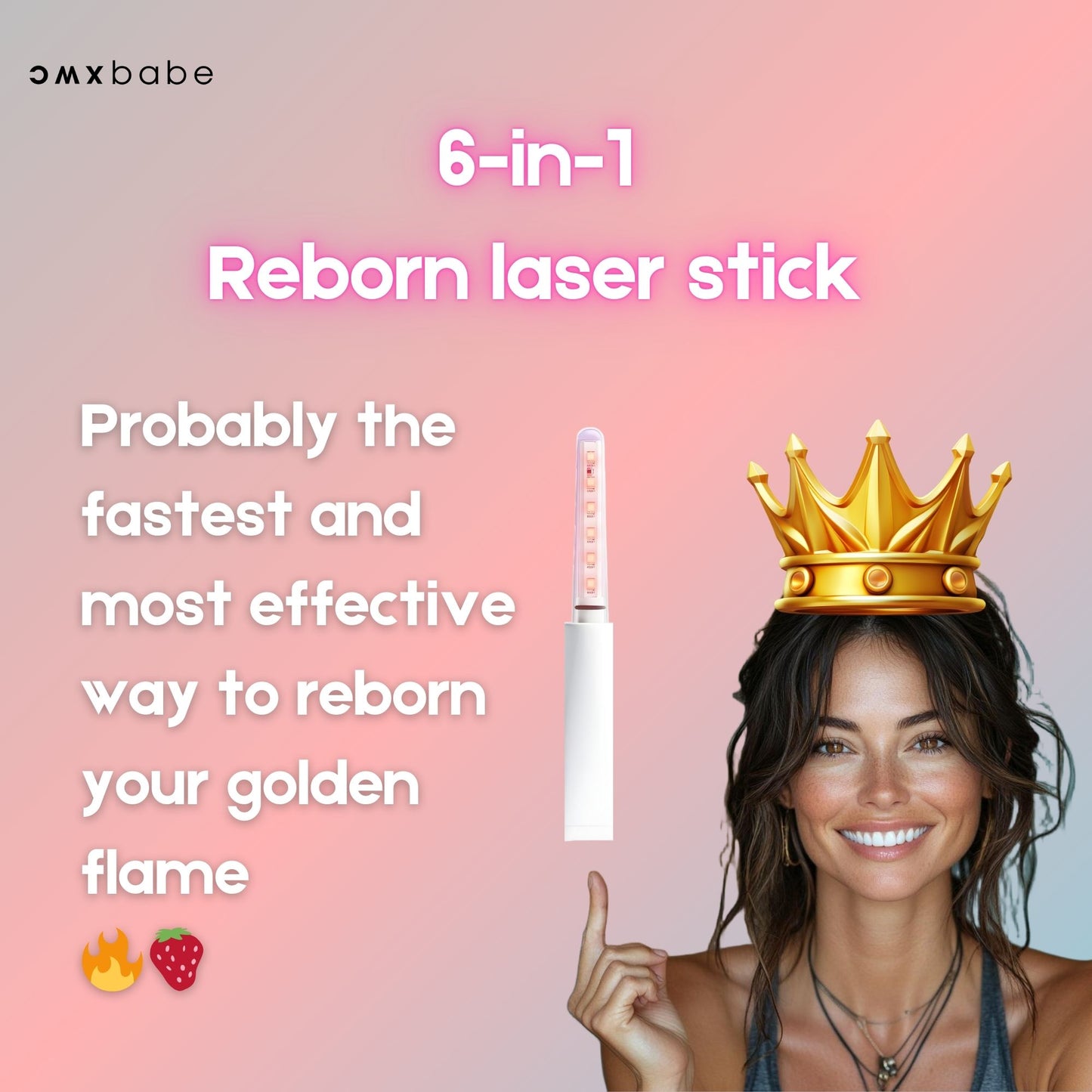 6-in-1 Intimate Reborn Laser Stick for Women